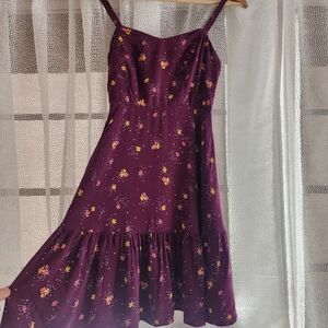 Old Navy Purple Floral Mini Dress
